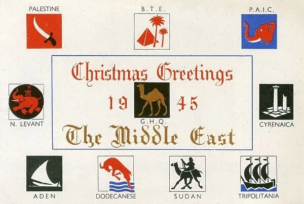 Christmas Postcard from the 512 Field Survey Company