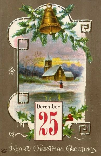 Christmas Postcard - December 25th