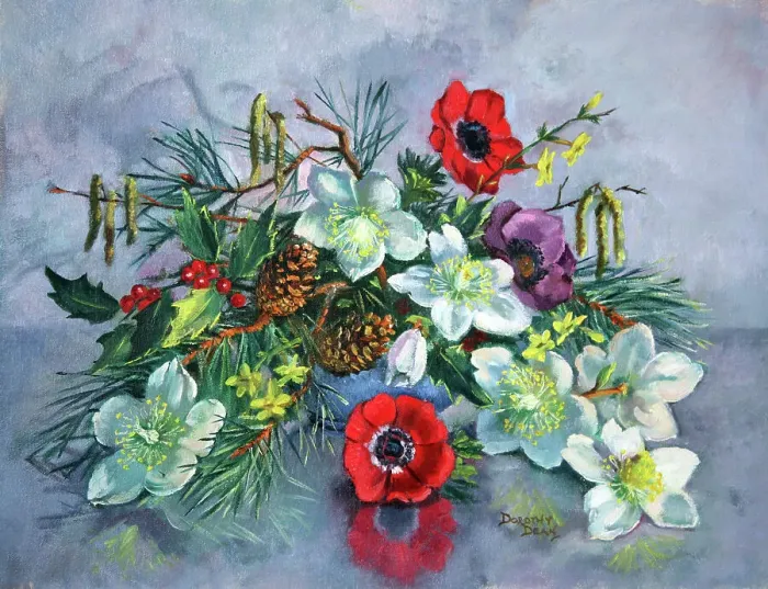 Framed Print : Christmas Roses Framed Print : Christmas Roses