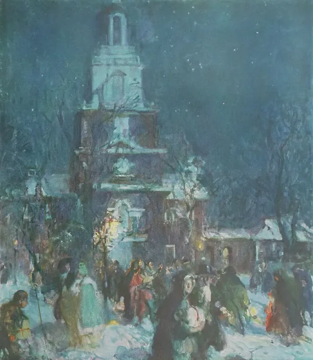 Framed Print : Christmas Scene Framed Print : Christmas Scene