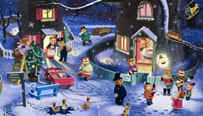 Framed Print : Christmas Scene Framed Print : Christmas Scene