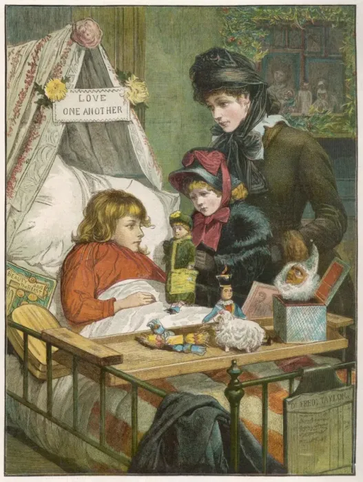 Framed Print : Christmas scene at the Evelina Childrens Hospital Framed Print : Christmas scene at the Evelina Childrens Hospital