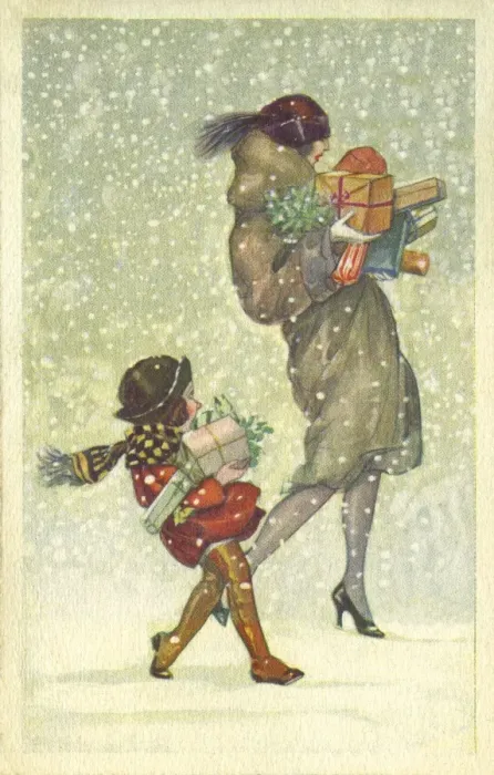 Framed Print : Christmas shopping Framed Print : Christmas shopping