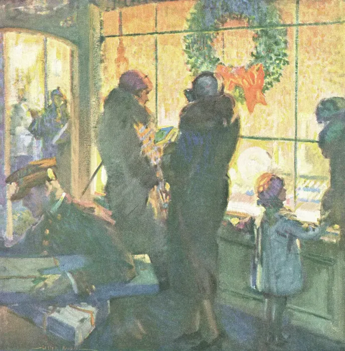 Framed Print : Christmas Shopping Framed Print : Christmas Shopping