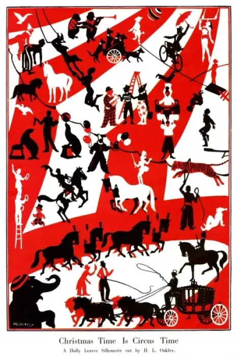 Framed Print : Christmas Time is Circus Time by H. L. Oakley Framed Print : Christmas Time is Circus Time by H. L. Oakley