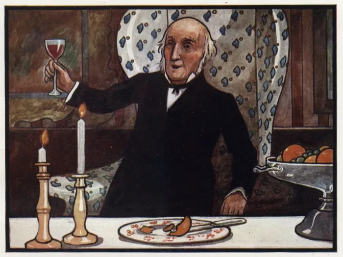 Framed Print : Christmas toast by Charles Robinson Framed Print : Christmas toast by Charles Robinson
