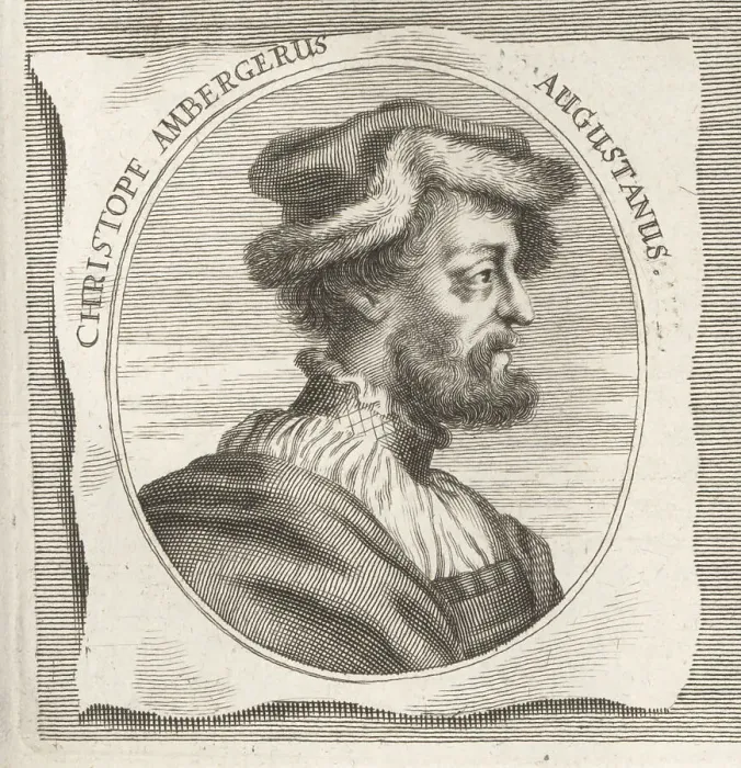 Framed Print : Christoph Amberger, German painter, c.1505-1562 Framed Print : Christoph Amberger, German painter, c.1505-1562