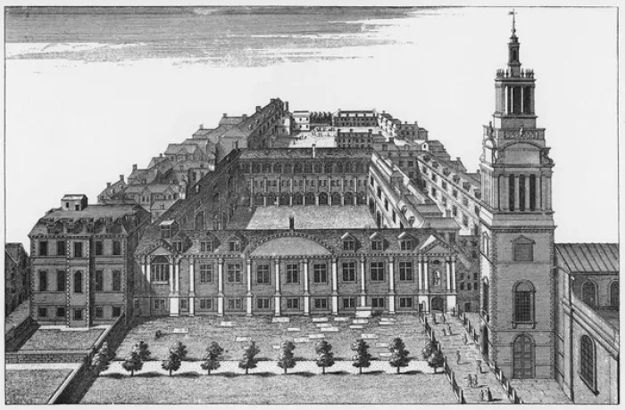 Framed Print : Christs Hospital, Newgate
