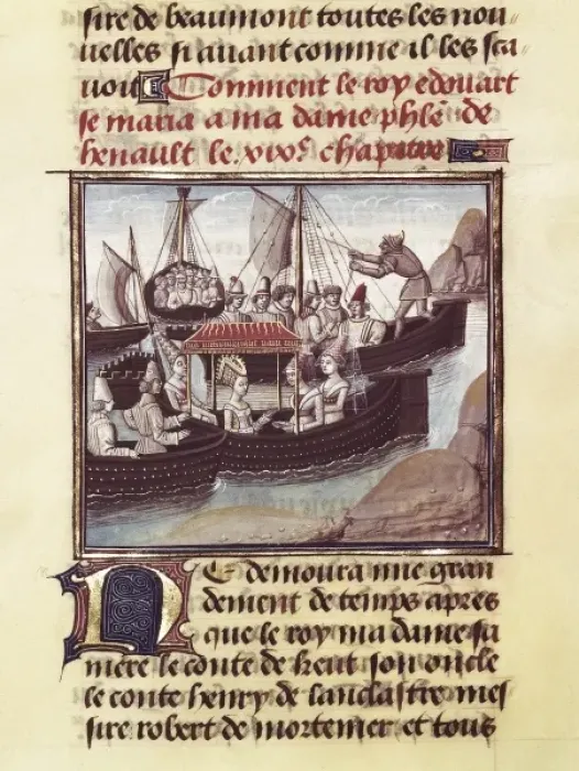 Framed Print : Chroniques ( Chronicles ) by Jean Froissart (1370-1400) Framed Print : Chroniques ( Chronicles ) by Jean Froissart (1370-1400)