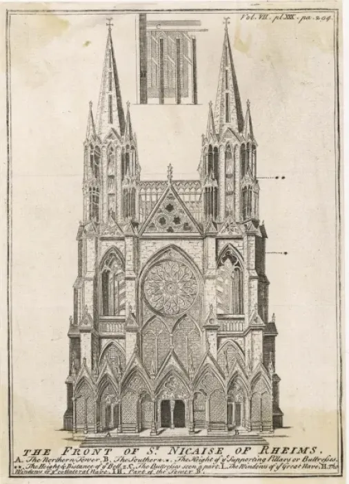Framed Print : Church of the Abbey of S. Nicaise, Reims Framed Print : Church of the Abbey of S. Nicaise, Reims