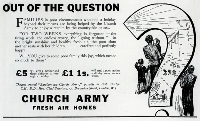 Framed Print : Church Army Advertisement Framed Print : Church Army Advertisement