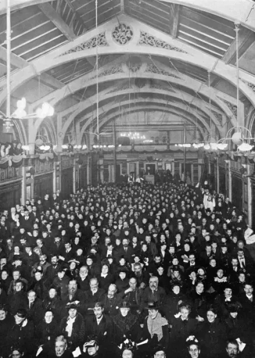 Framed Print : Church Army Banquet at the Marylebone Baths Framed Print : Church Army Banquet at the Marylebone Baths