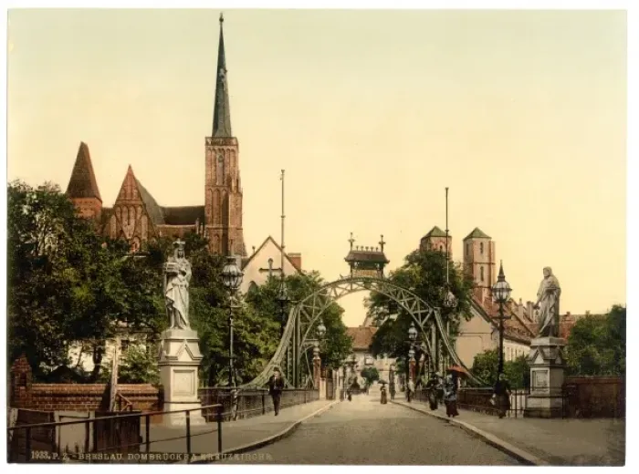 Framed Print : Church Bridge, Breslau, Silesia, Germany (i. e. Wroclaw, Pol