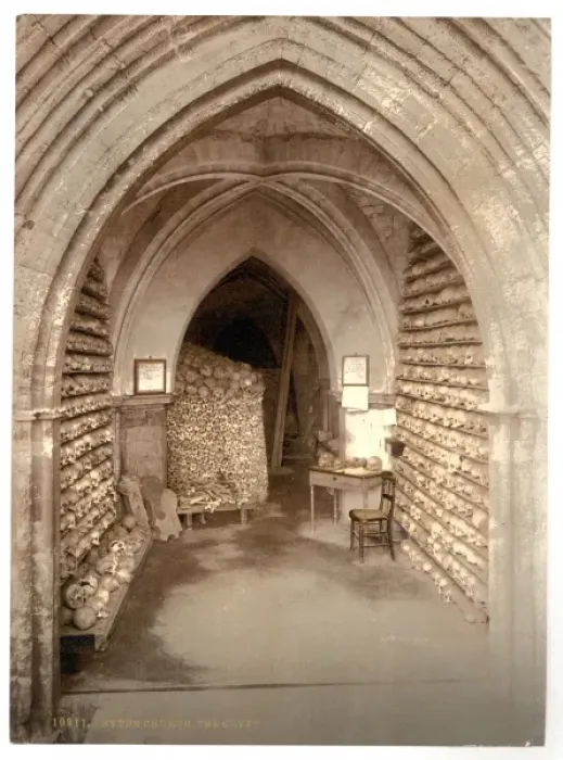 Framed Print : The church crypt, Hythe, England Framed Print : The church crypt, Hythe, England