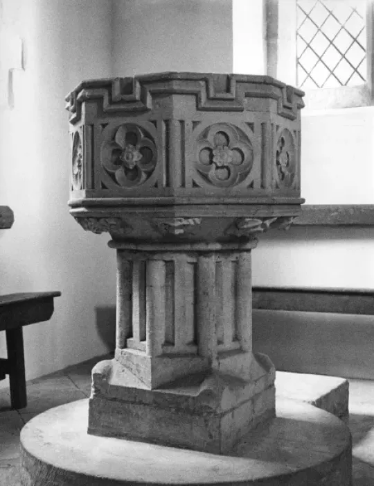 Framed Print : Church Font Framed Print : Church Font