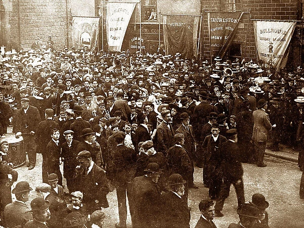 Church Gala Market Street, Penistone early 1900's