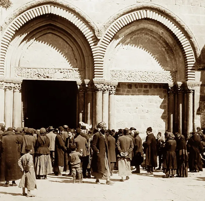 Framed Print : Church of the Holy Sepulchre, Jerusalem, Israel, early 1900s Framed Print : Church of the Holy Sepulchre, Jerusalem, Israel, early 1900s