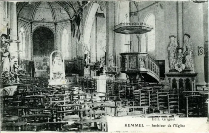 Framed Print : Church Interior, Kemmel, West Flanders Framed Print : Church Interior, Kemmel, West Flanders