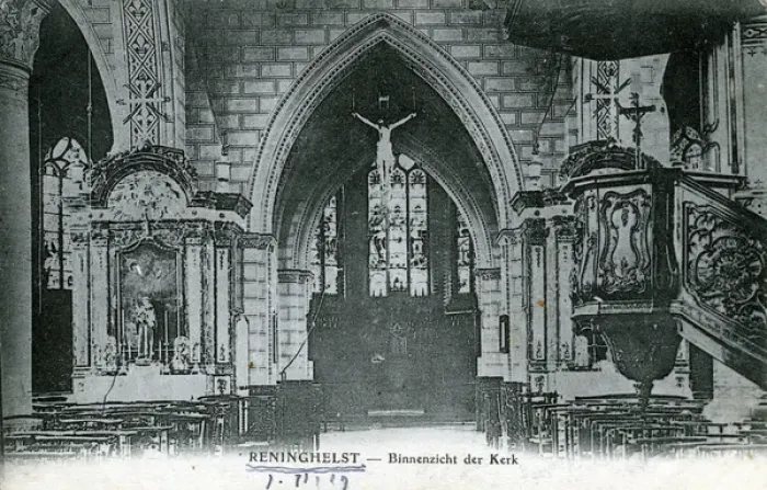 Framed Print : Church Interior, Reningelst, West Flanders Framed Print : Church Interior, Reningelst, West Flanders