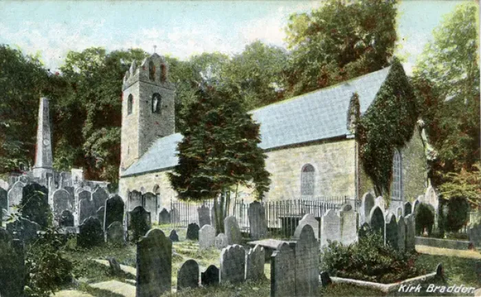 Framed Print : The Church, Kirk Braddan, Isle of Man Framed Print : The Church, Kirk Braddan, Isle of Man