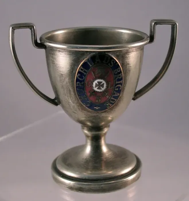 Framed Print : Church Lads Brigade presentation cup Framed Print : Church Lads Brigade presentation cup