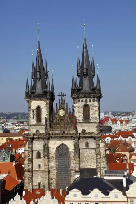 Framed Print : Church of our Lady before Tyn in Prague Framed Print : Church of our Lady before Tyn in Prague