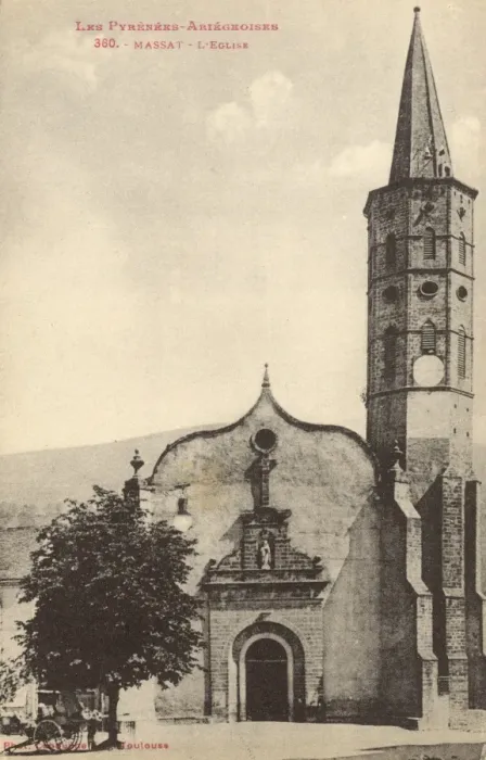 Framed Print : The Church at Massat Framed Print : The Church at Massat