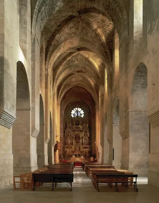 Framed Print : Church of the Monastery of Santes Creus. Interior Framed Print : Church of the Monastery of Santes Creus. Interior