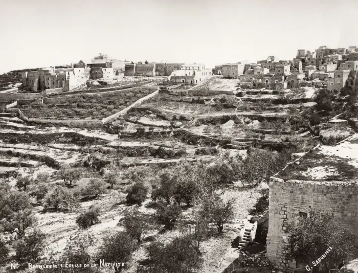 Framed Print : Church of the Nativity and view of the town of Bethlehem Framed Print : Church of the Nativity and view of the town of Bethlehem