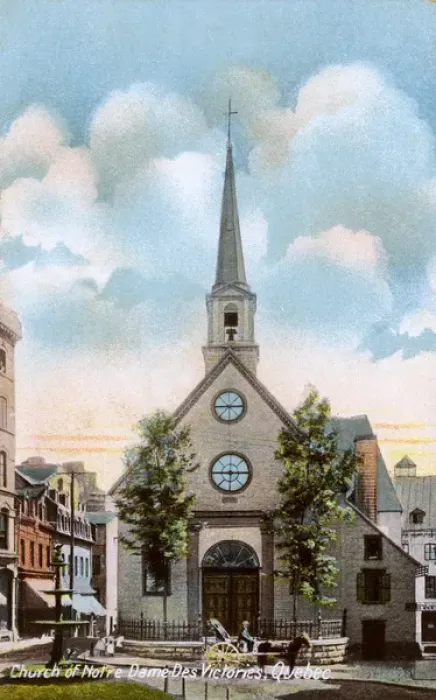Framed Print : Church of Notre Dames des Victoires, Quebec, Canada Framed Print : Church of Notre Dames des Victoires, Quebec, Canada