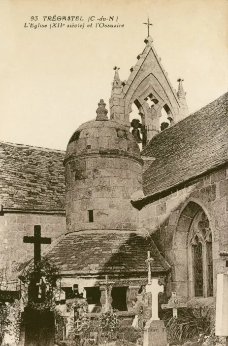 Framed Print : Church and Ossuary at Tregastel, France Framed Print : Church and Ossuary at Tregastel, France