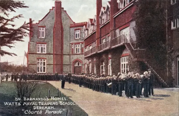Framed Print : Church Parade, Barnardos Watts Naval Training School, Elmha Framed Print : Church Parade, Barnardos Watts Naval Training School, Elmha