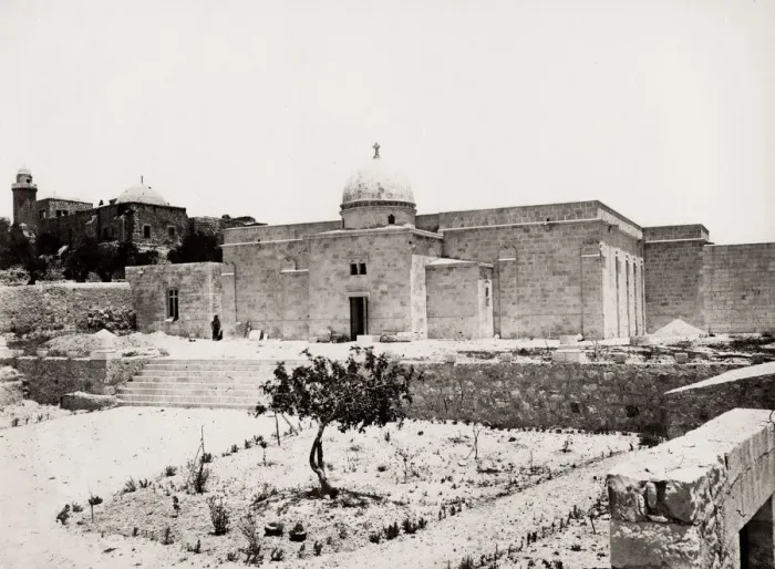 Framed Print : Church of the Pater, Jerusalem, 1880 s, modern Israel Framed Print : Church of the Pater, Jerusalem, 1880 s, modern Israel
