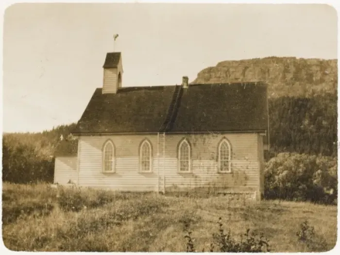 Framed Print : Church at Perce, Gaspe, Quebec, Canada Framed Print : Church at Perce, Gaspe, Quebec, Canada
