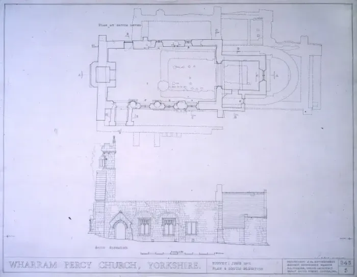 Framed Print : Church plan Framed Print : Church plan