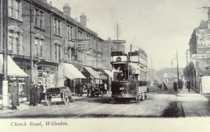 Framed Print : Church Rd Willesden Framed Print : Church Rd Willesden