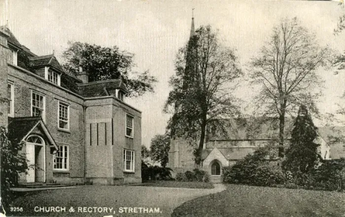 Framed Print : Church & Rectory, Stretham, Cambridgeshire Framed Print : Church & Rectory, Stretham, Cambridgeshire