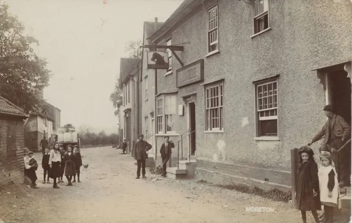 Framed Print : Church Road (Showing the Nags Head) Framed Print : Church Road (Showing the Nags Head)
