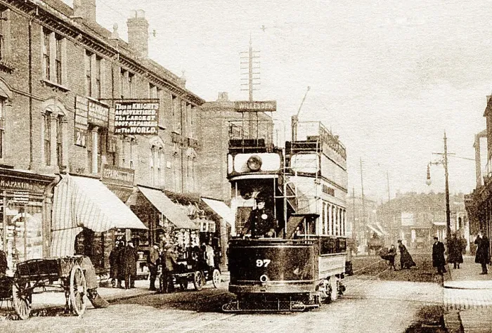 Framed Print : Church Road, Willesden early 1900's Framed Print : Church Road, Willesden early 1900's