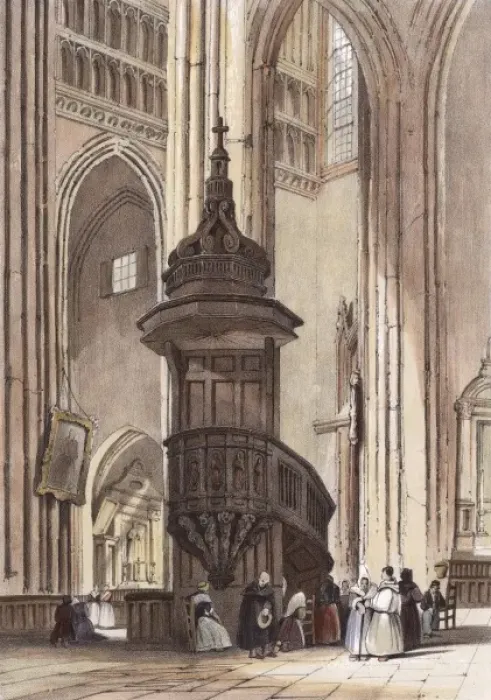Framed Print : Church at Rouen Framed Print : Church at Rouen