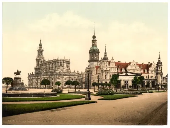 Framed Print : Church and Royal Castle, Altstadt, Dresden, Saxony, Germany Framed Print : Church and Royal Castle, Altstadt, Dresden, Saxony, Germany