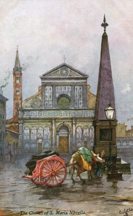 Framed Print : The Church of Santa Maria Novella - Florence, Italy Framed Print : The Church of Santa Maria Novella - Florence, Italy