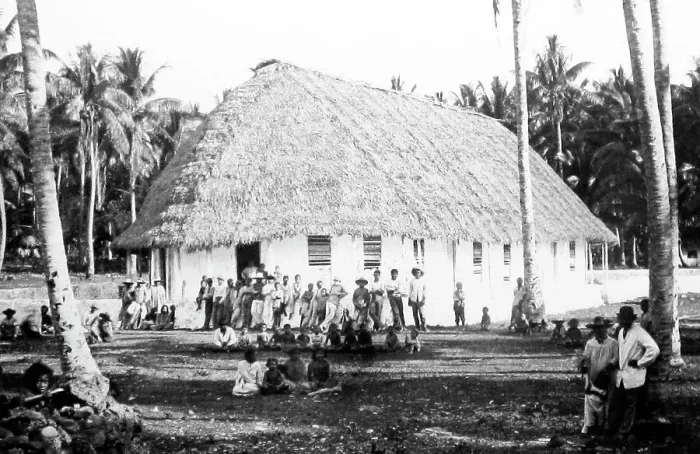 Framed Print : A Church in the Savage Islands, South Pacific Framed Print : A Church in the Savage Islands, South Pacific