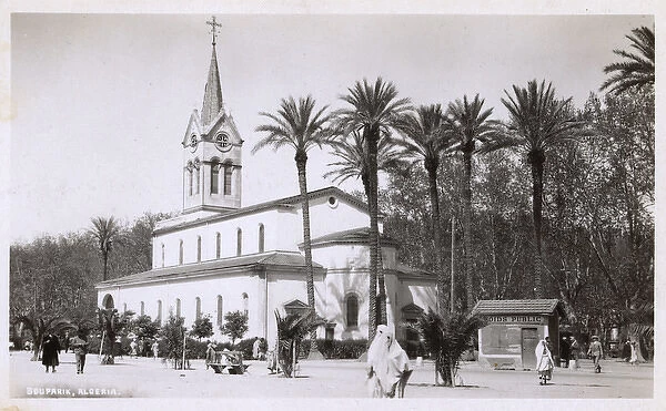 Church and Square, Boufarik, Blida Province, Algeria