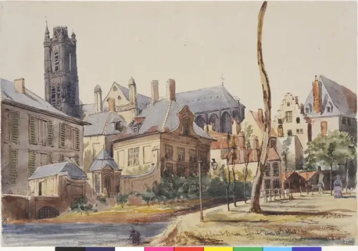Framed Print : The Church of St. Bavon, Ghent Framed Print : The Church of St. Bavon, Ghent