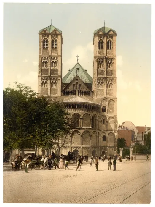 Framed Print : Church of St. Gereon, Cologne, the Rhine, Germany Framed Print : Church of St. Gereon, Cologne, the Rhine, Germany