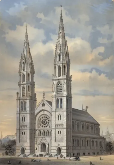 Framed Print : Church of St. Paul the Apostle N. Y Framed Print : Church of St. Paul the Apostle N. Y