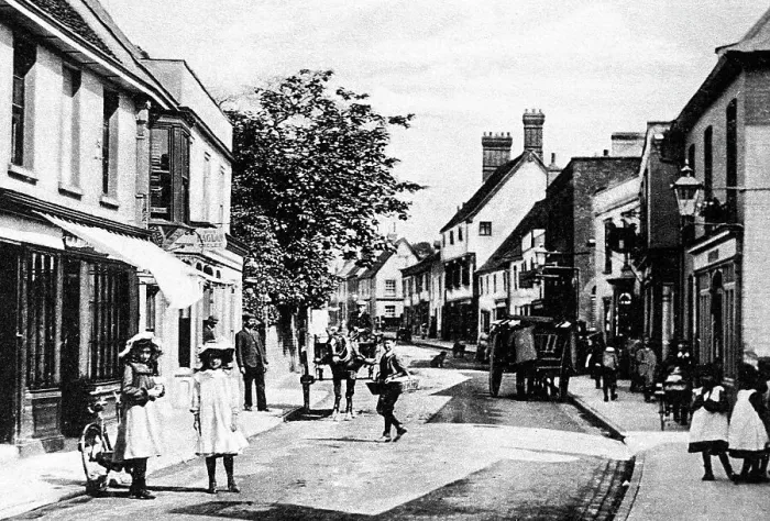 Framed Print : Church Street, Coggeshall Framed Print : Church Street, Coggeshall