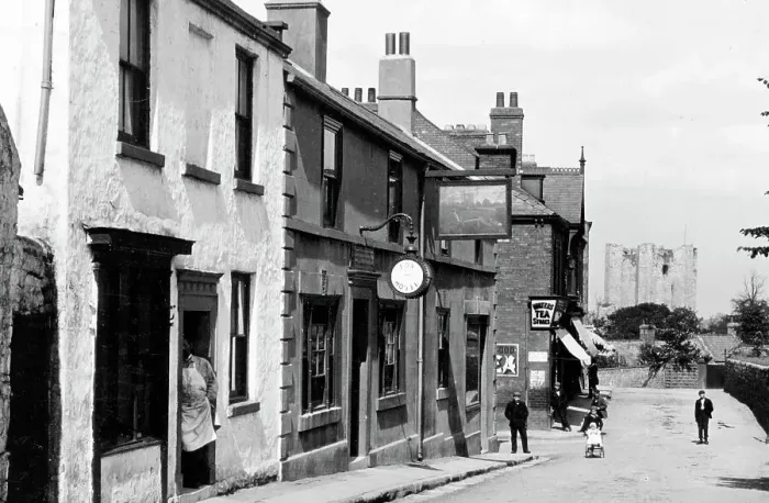 Framed Print : Church Street, Conisbrough Framed Print : Church Street, Conisbrough