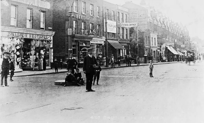 Framed Print : Church Street, Enfield, North London Framed Print : Church Street, Enfield, North London